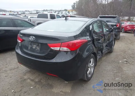 2012 Hyundai Elantra Gls (Ulsan Plant) from USA, damaged, VIN KMHDH4AE7CU442987